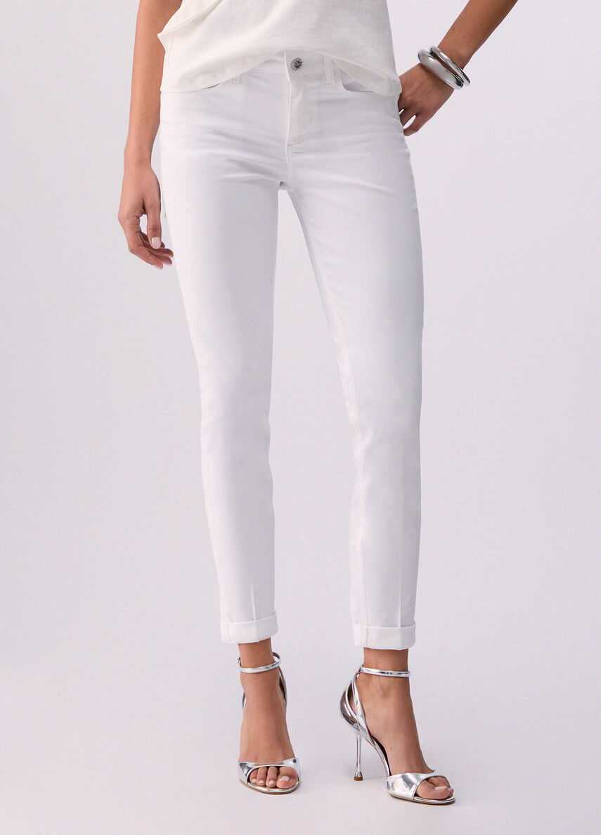 PANTALON EN TOILE WA6255 By LIU JO