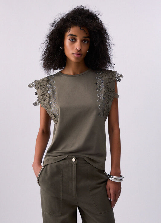 T SHIRT STRASS WA6311 By LIU JO