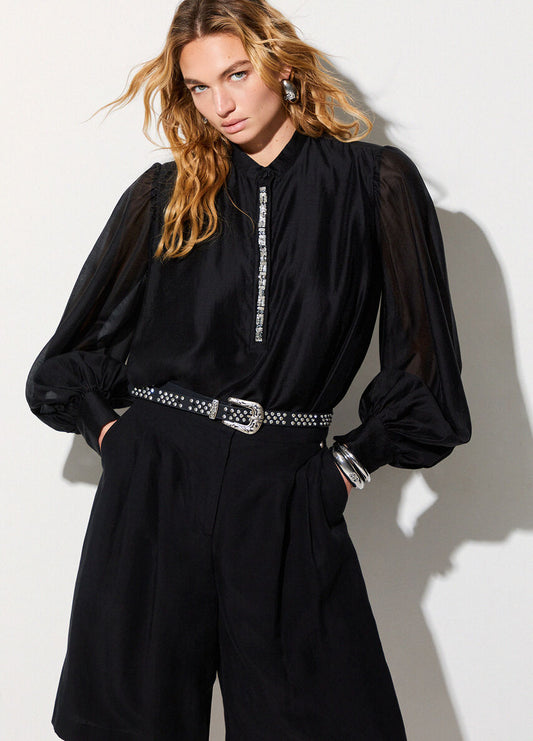 CHEMISE COL MAO WA6379 By LIU JO