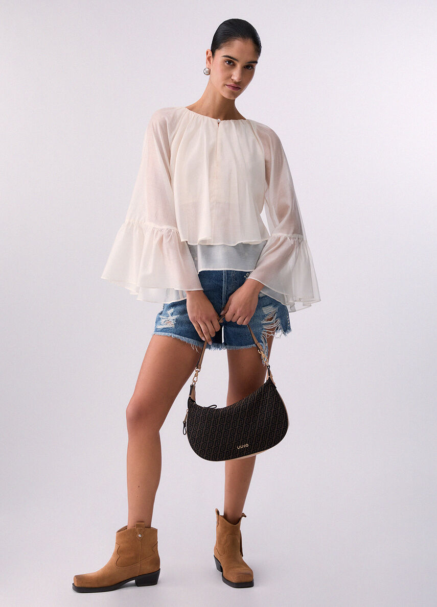 BLOUSE EN VOILE WA6400 By LIU JO