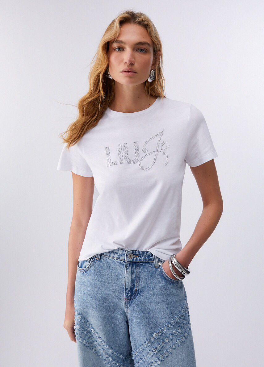 TSHIRT LIU JO STRASS WA6491 By LIU JO