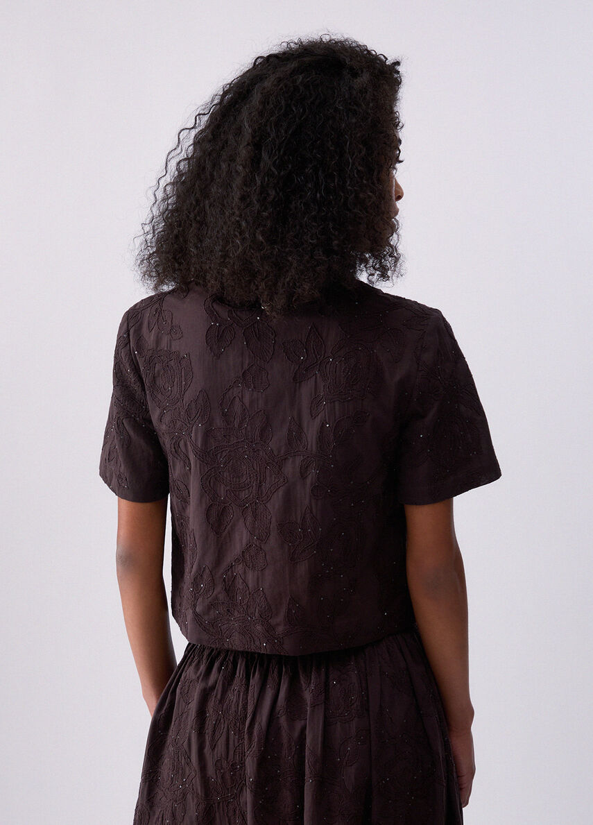 CHEMISE FLEUR BRODE WA6508 By LIU JO