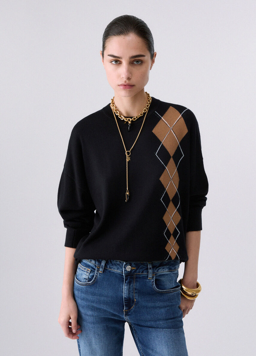PULL CARREAU WF6231 By LIU JO