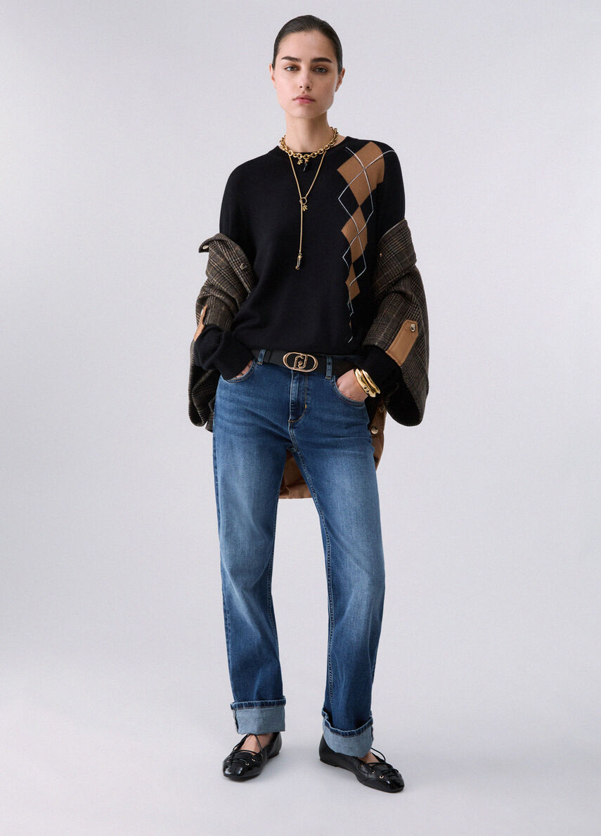 PULL CARREAU WF6231 By LIU JO