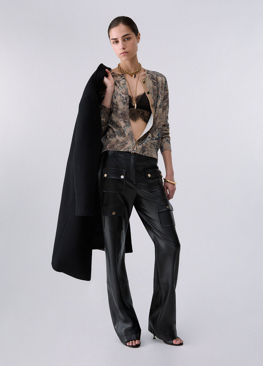GILET EN MAILLE FINE WF6310 By LIU JO