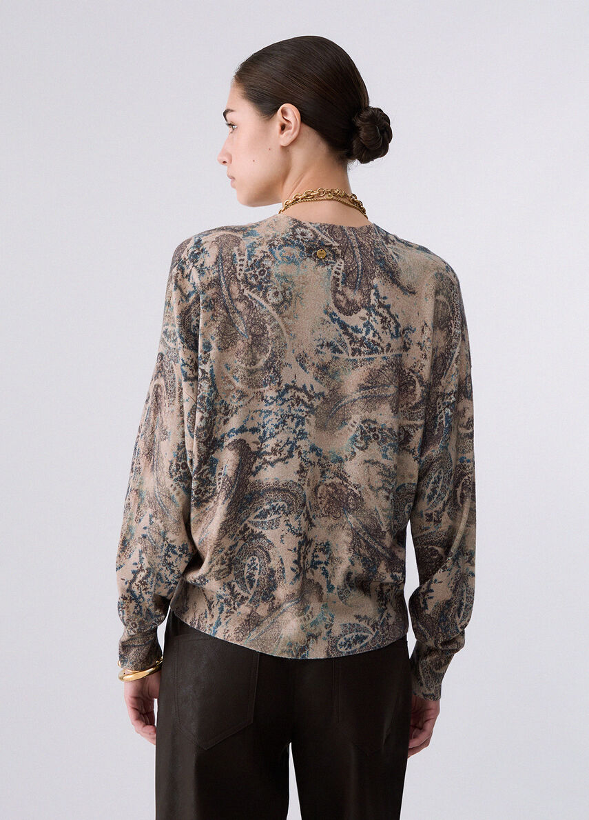 PULL OVERSIZE FINE MAILLE WF6311 By LIU JO