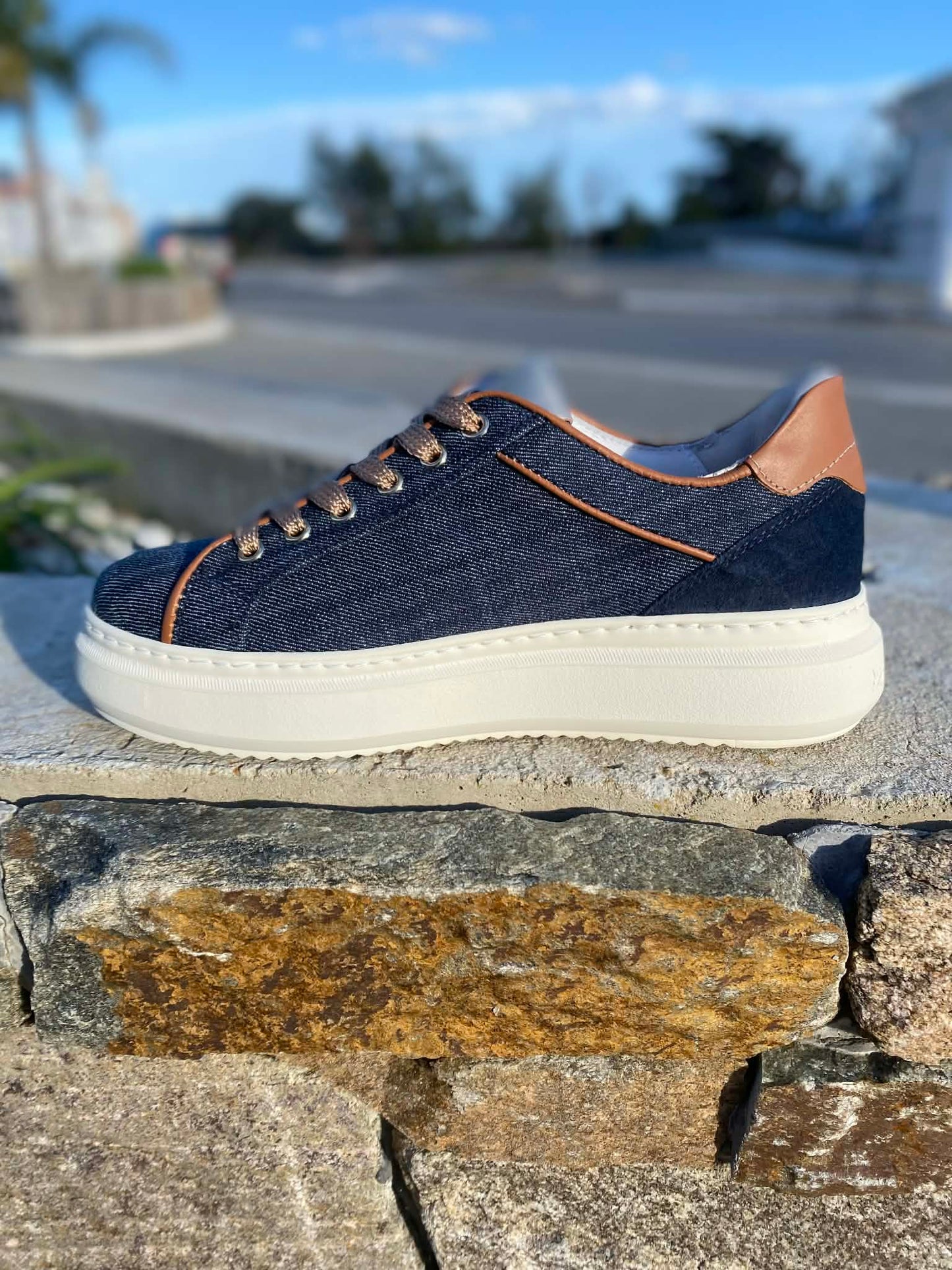 BASKET DENIM E615280D By NERO GIARDINI - impulsion-boutique