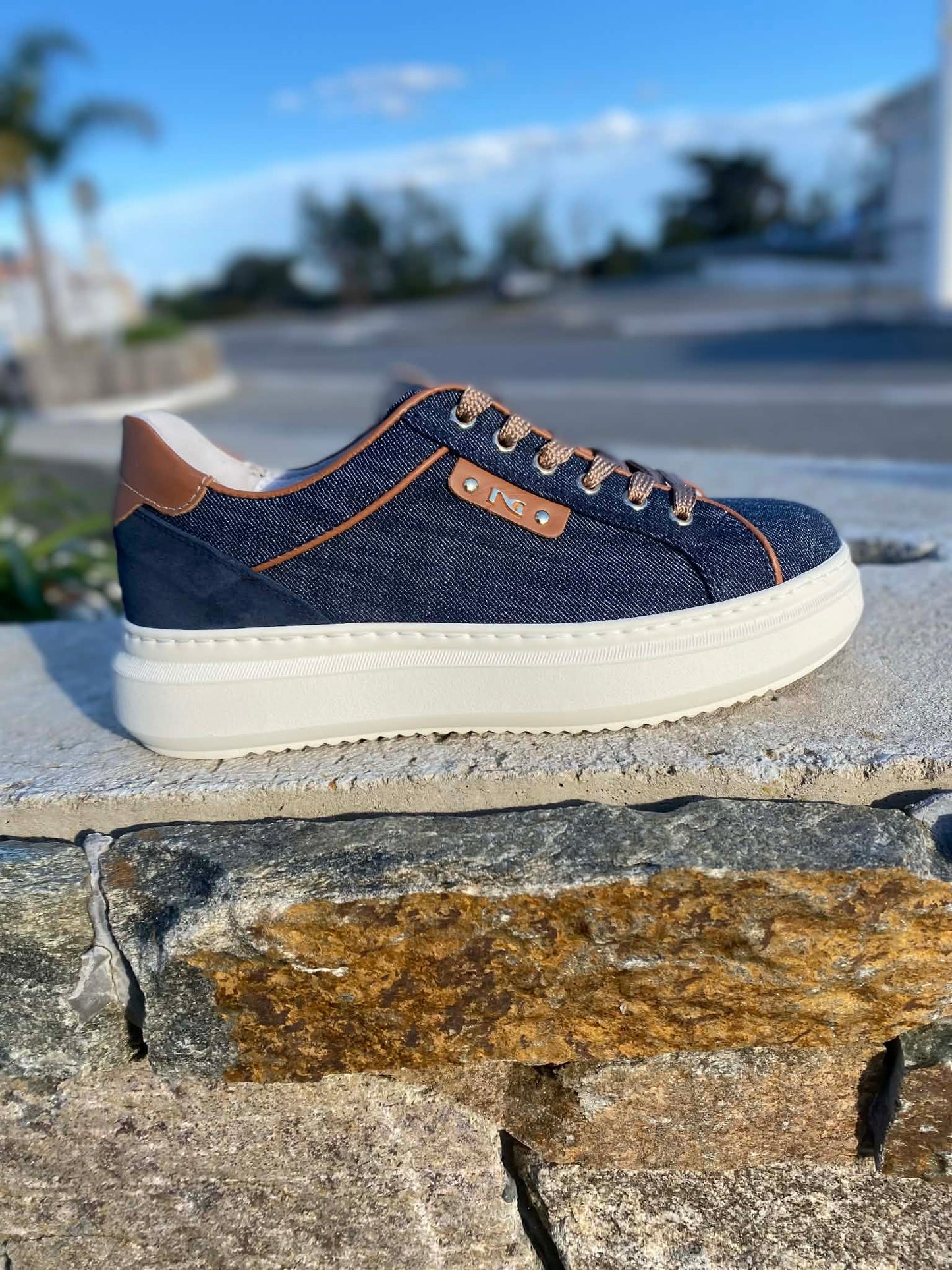 BASKET DENIM E615280D By NERO GIARDINI - impulsion-boutique