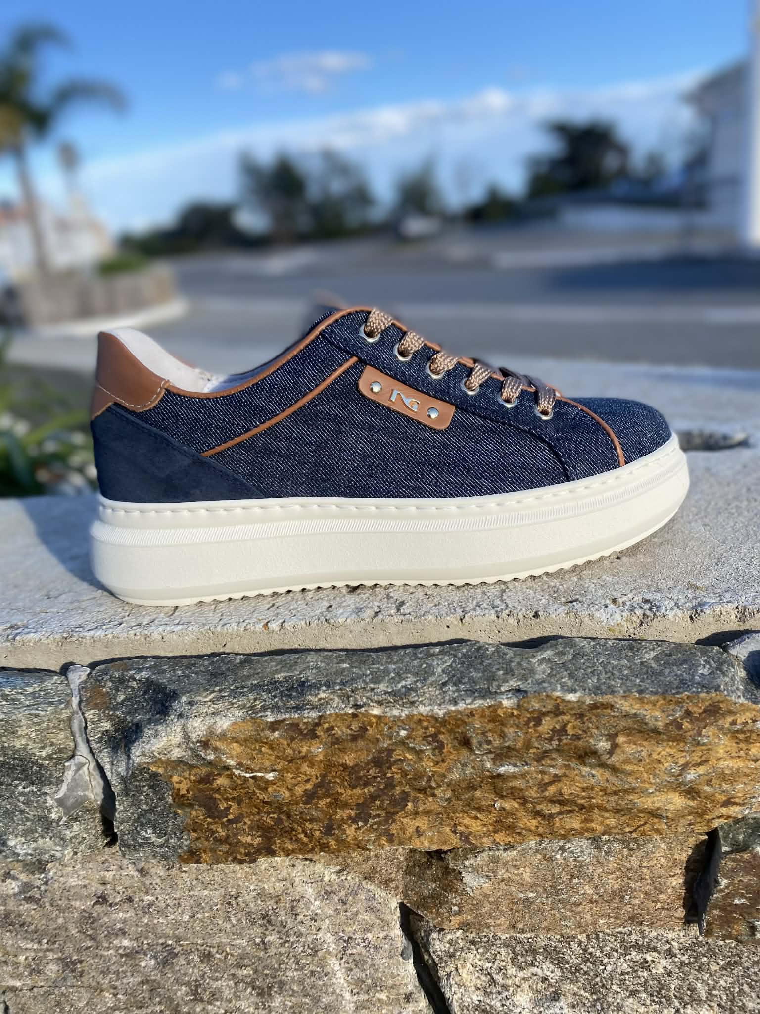 BASKET DENIM E615280D By NERO GIARDINI - impulsion-boutique