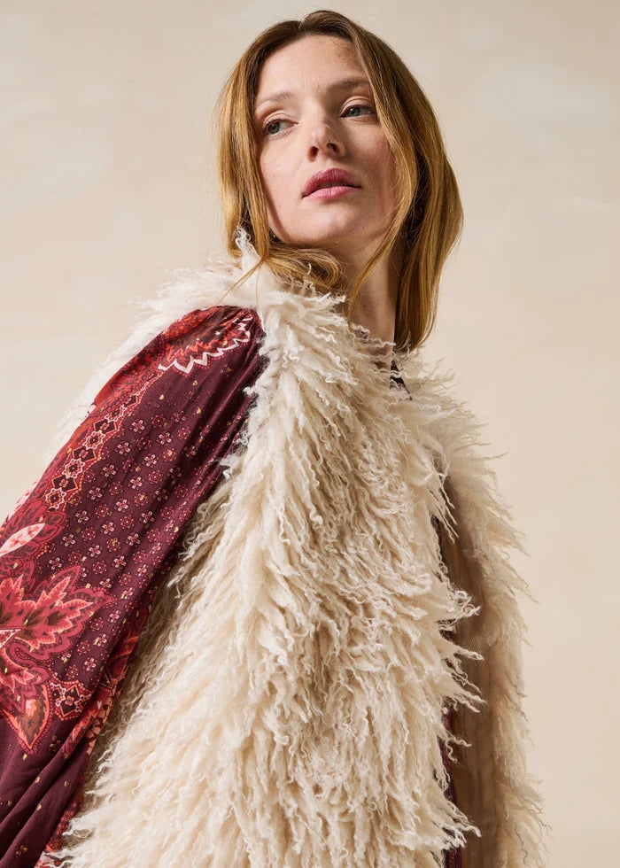GILET SANS MANCHE POILOU EDMA By LA FEE MARABOUTEE
