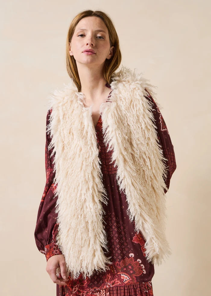 GILET SANS MANCHE POILOU EDMA By LA FEE MARABOUTEE