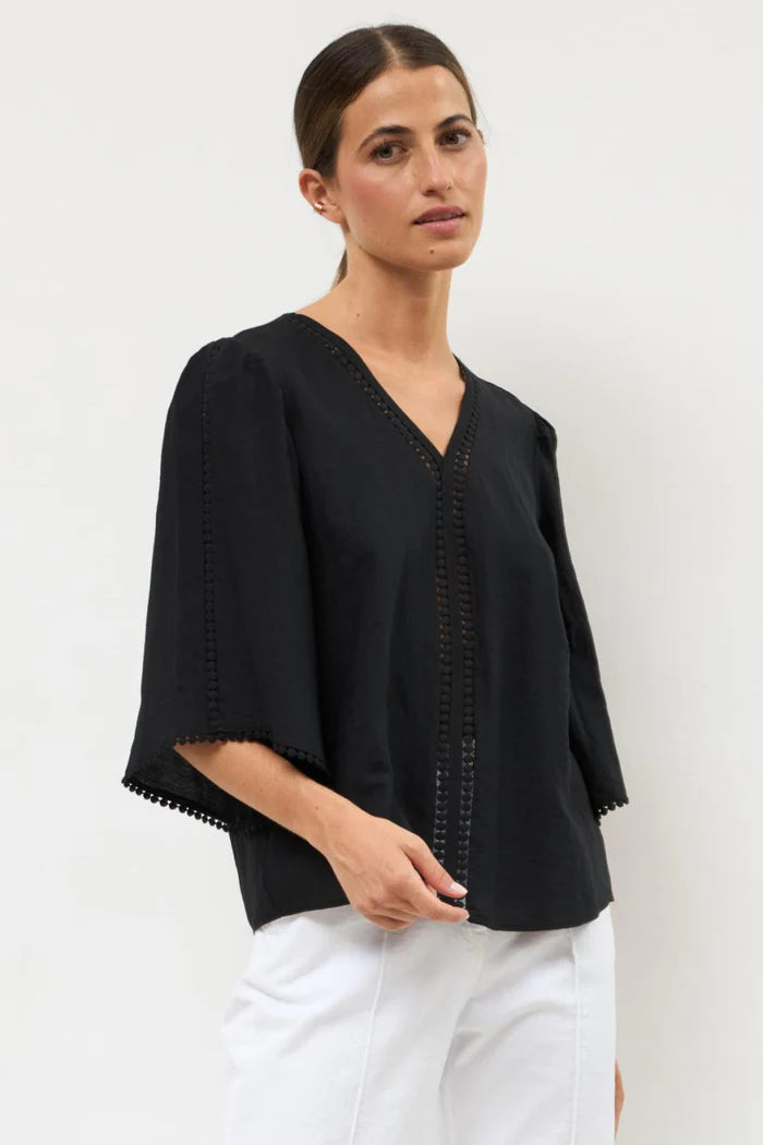 BLOUSE AJOUREE CENTRALE GIANNA By TINTA
