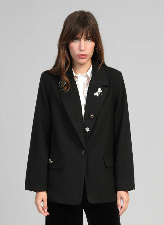 MANTEAU BROCHE HIRMA By ANGE