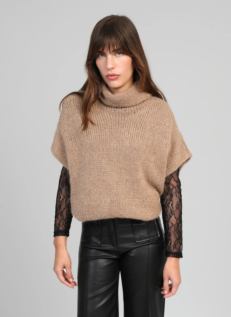 PULL COL R S/MANCHE LOKO By ANGE