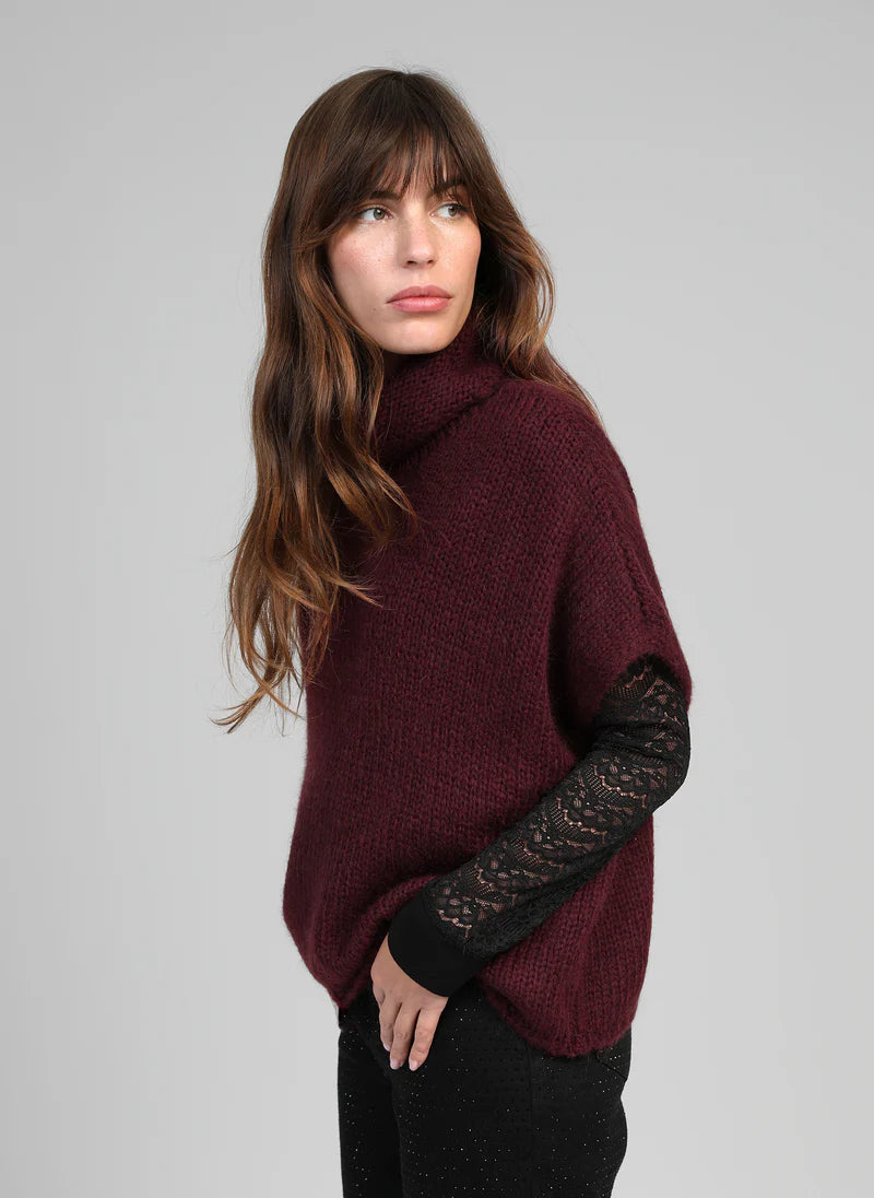 PULL COL R S/MANCHE LOKO By ANGE