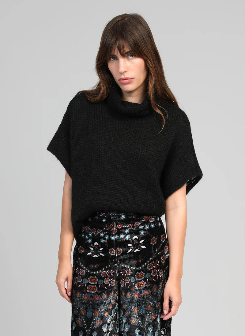 PULL COL S/MANCHE LOKO By ANGE - impulsion-boutique