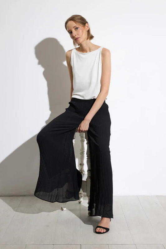 PANTALON FLUIDE PLISSE MUSA By TINTA