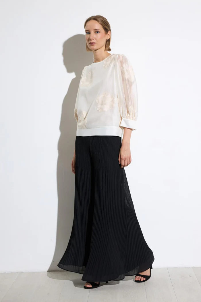 PANTALON FLUIDE PLISSE MUSA By TINTA