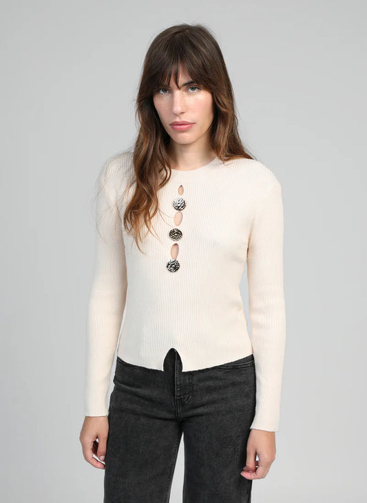 PULL GROS BOUTON NADONNA By ANGE