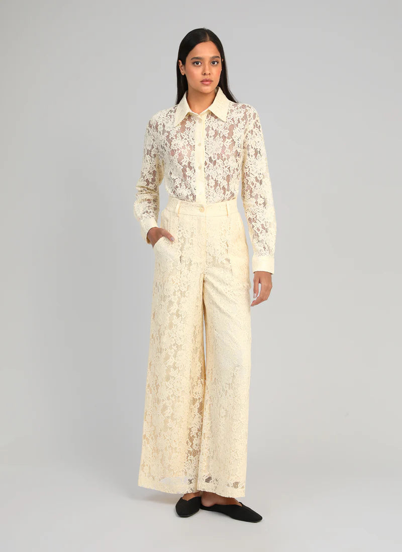 PANTALON DENTELLE PABLOLIN By ANGE
