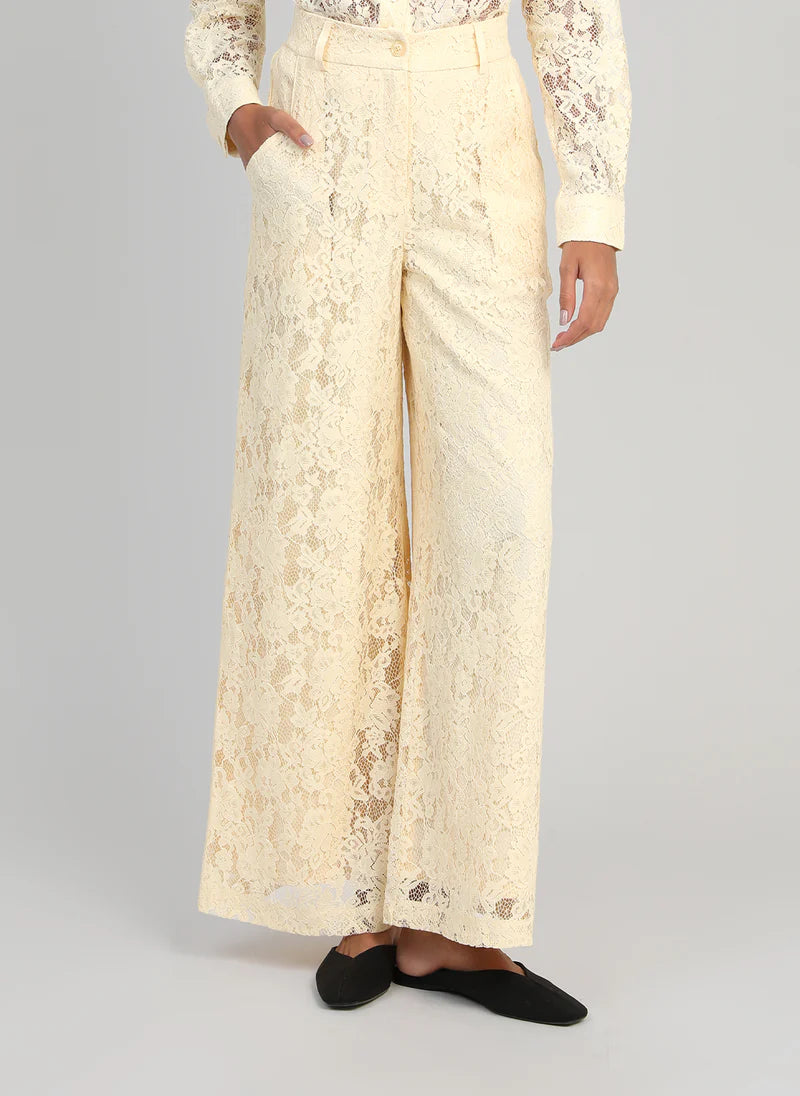 PANTALON DENTELLE PABLOLIN By ANGE
