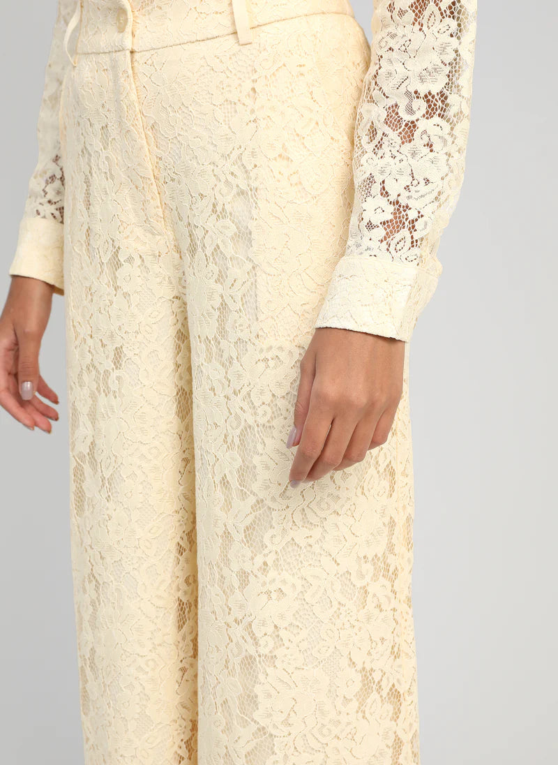 PANTALON DENTELLE PABLOLIN By ANGE