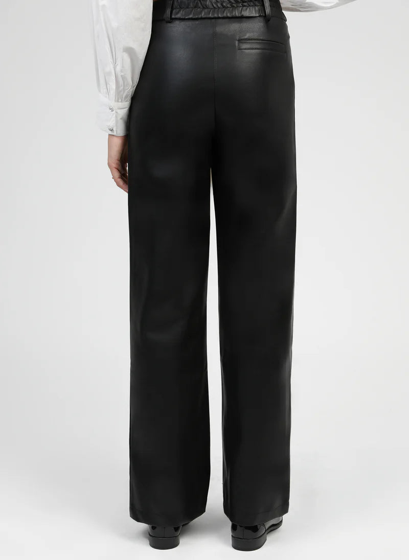 PANTALON DROIT SIMILI PALOE By ANGE