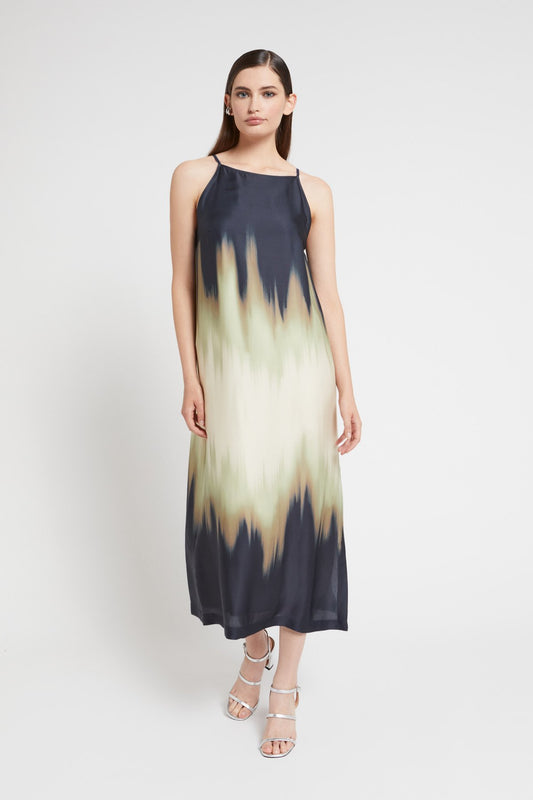 ROBE LONGUE FINE BRETELLE TA5274 By OTTOD AME