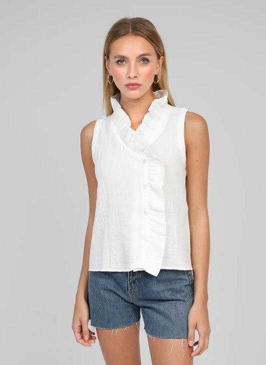 CHEMISIER JABOT S/MANCHE SILOE By ANGE