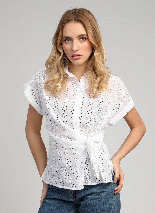 BLOUSE DENTELLE M /COURTE SMAY By ANGE