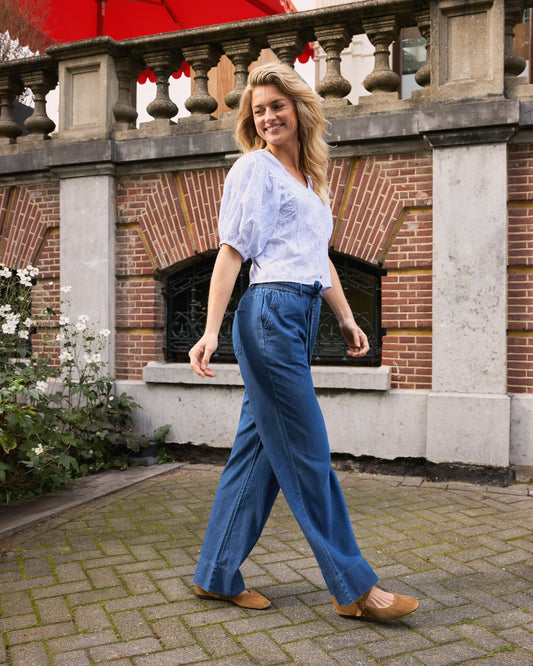 PANTALON FLUIDE CEINTURE SRB4804 By RED BUTTON