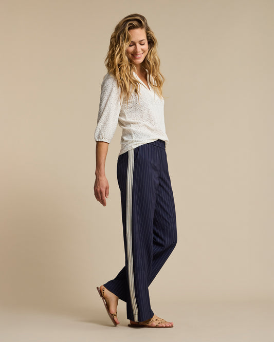 PANTALON RAYE ELASTIC SRB4843 By RED BUTTON