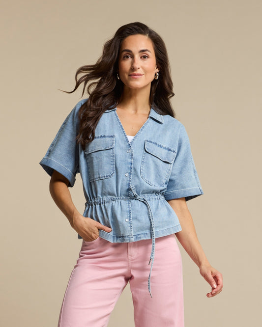 VESTE JEAN FICELLE SRB4869 By RED BUTTON