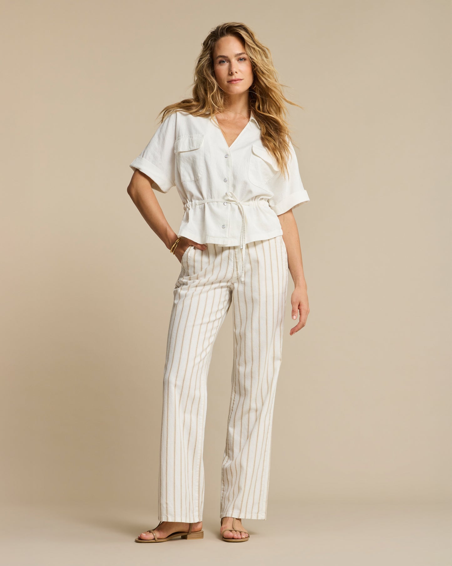 CHEMISE CORDON LIN SRB4913 By RED BUTTON