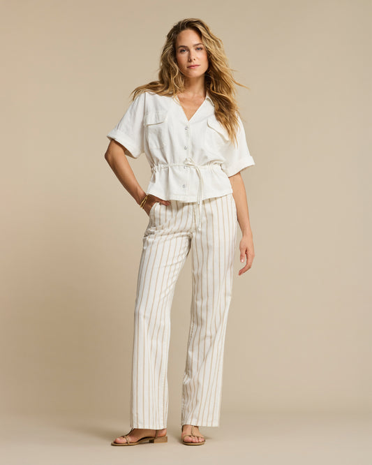 CHEMISE CORDON LIN SRB4913 By RED BUTTON