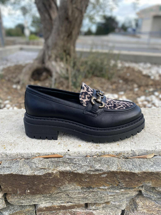 MOCASSINS LEOPARD I514012D By NERO GIARDINI