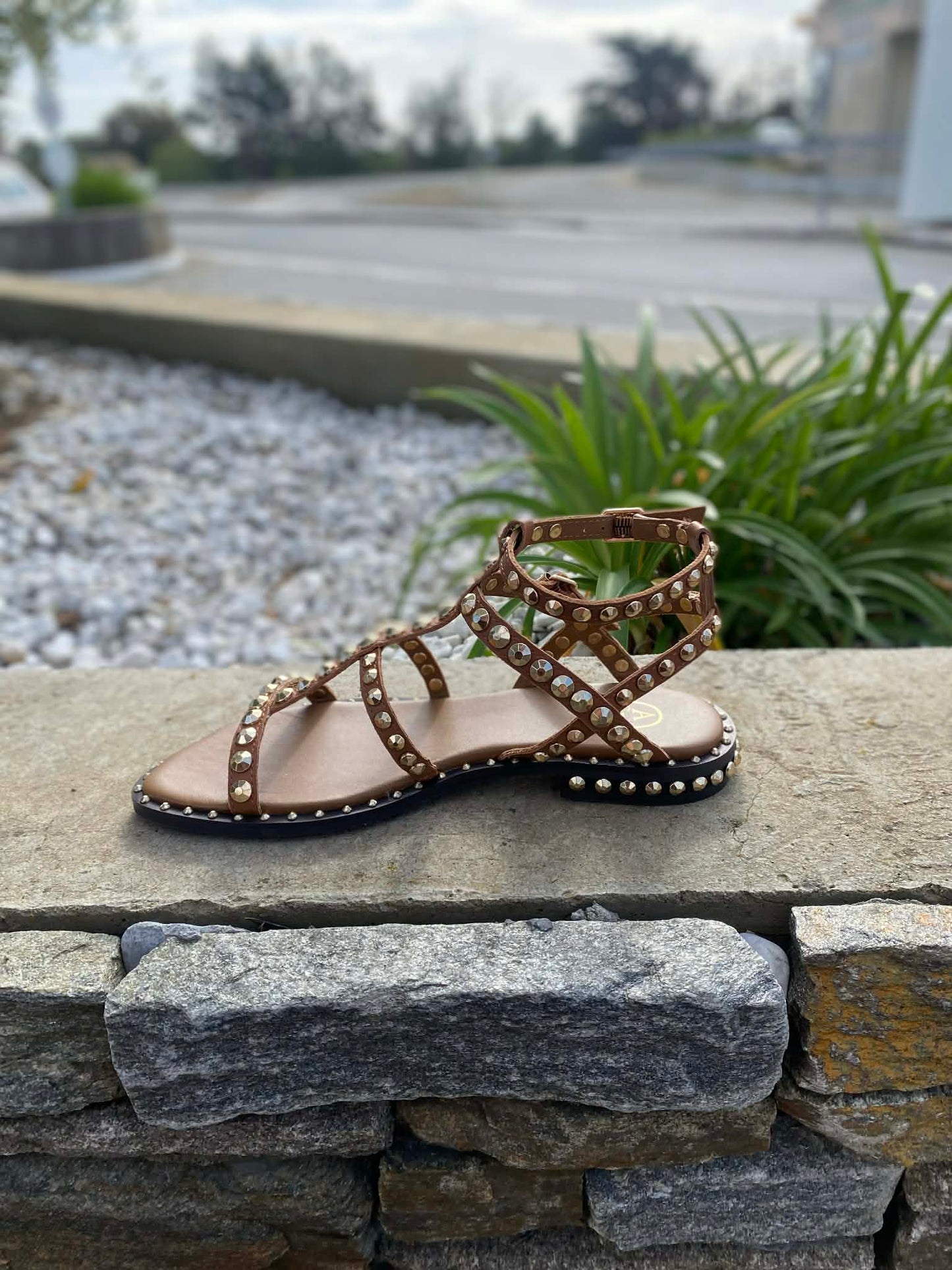 SANDALE CUIR PICOT PRECIOUC By ASH