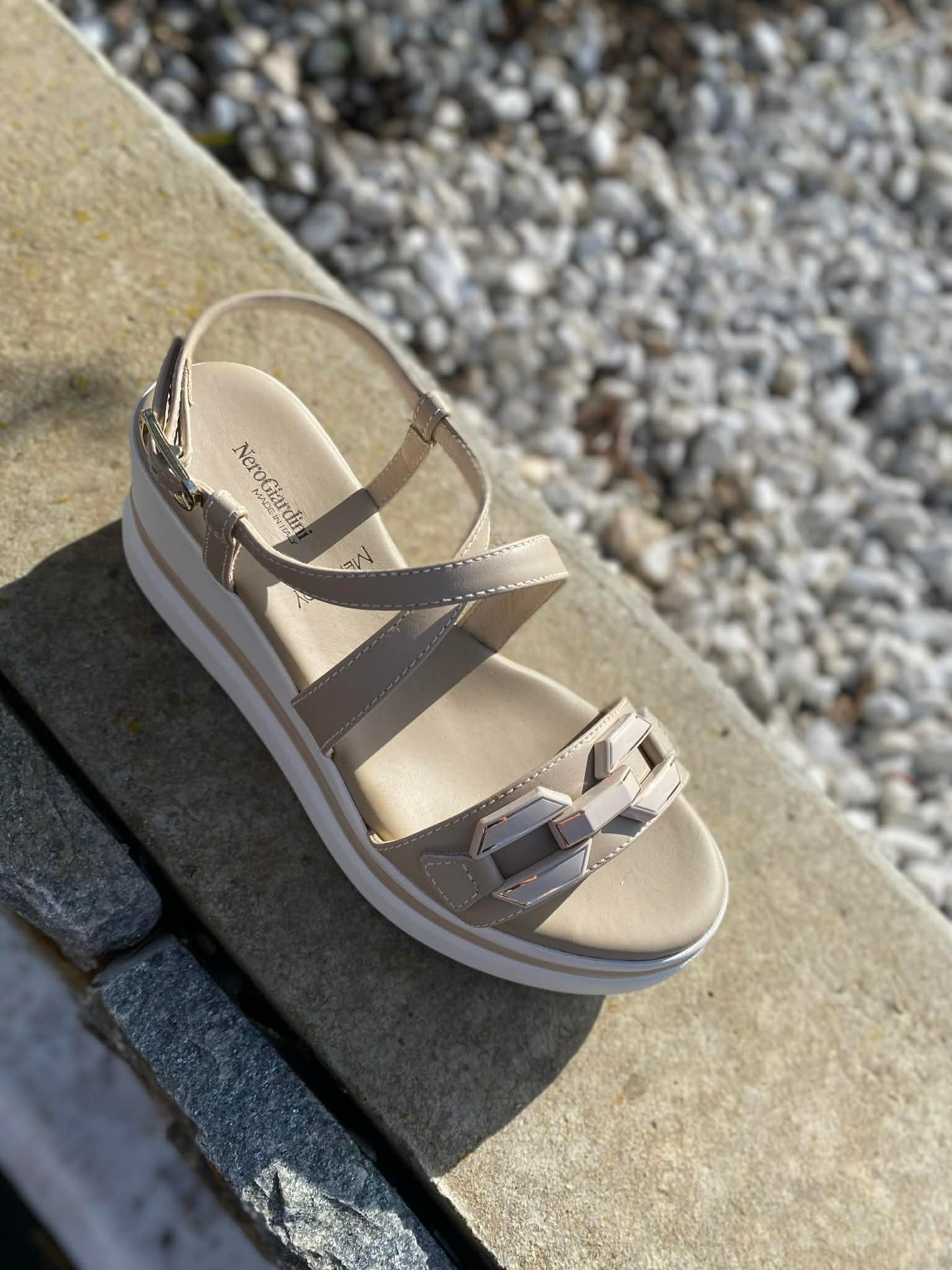SANDALE COMPENSEE E615953D By NERO GIARDINI