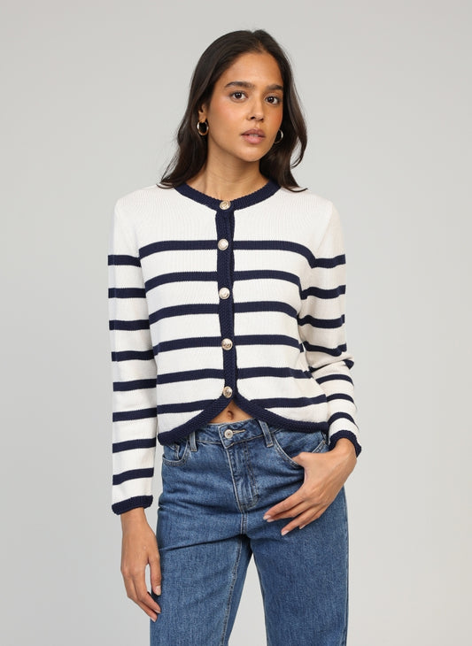 GILET MARIN LABIBA By ANGE