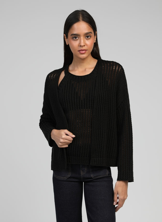 GILET MAILLE LANIRA By ANGE