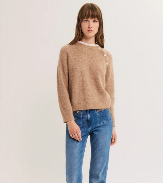 PULL COL DENTELLE RYLA By PABLO