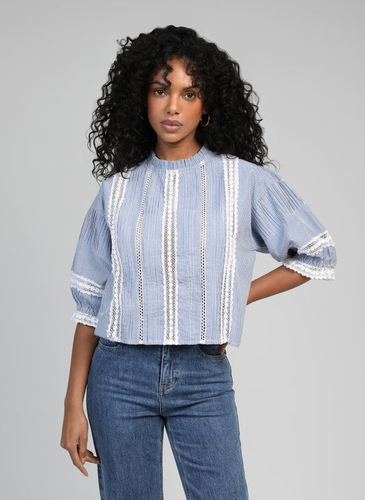 CHEMISE BRODEE SAMIRAY By ANGE