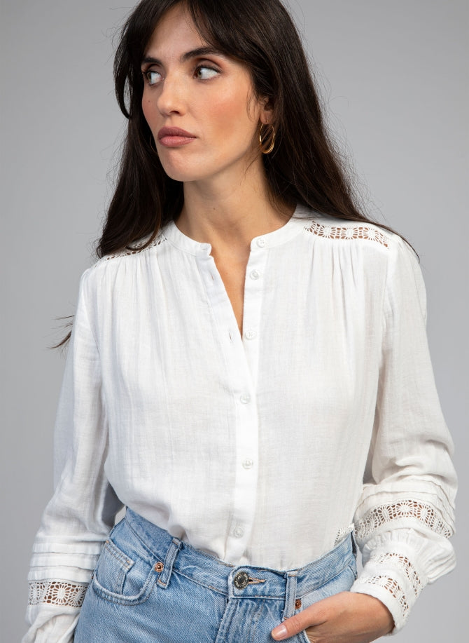 CHEMISE COL MAO SOJANY By ANGE