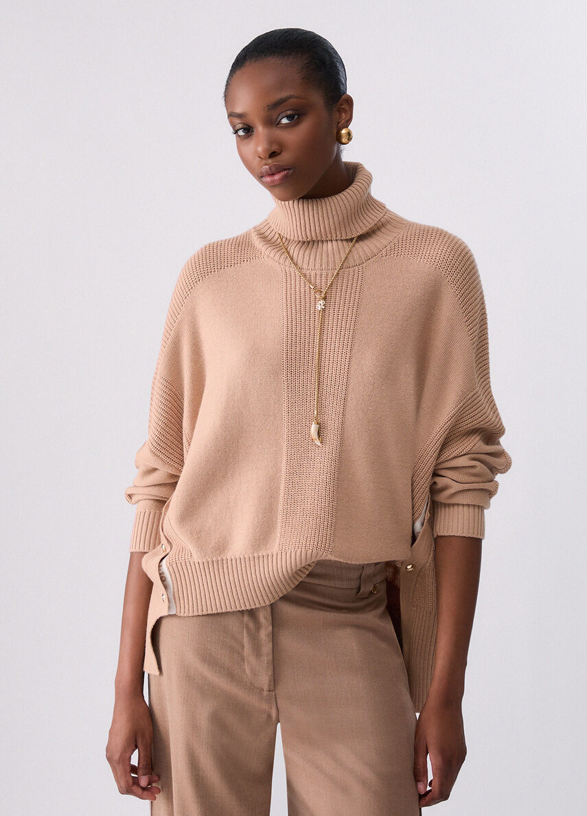 PULL COL ROULE MAILLE TF6154 By LIU JO SPORT